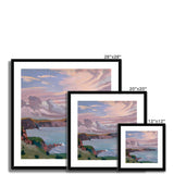 Innes, J.D. Pembroke Coast Print wedi’i Fframio