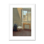 John, Gwen. A corner of the artist's room in Paris. (1907-1909) Print wedi’i Fframio