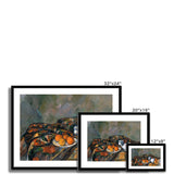 Cezanne, Paul. Still life with teapot. Print wedi’i Fframio