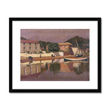 Lewis, Edward Morland. The Strand, Laugharne. Print wedi’i Fframio
