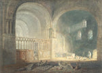 Turner. Joseph Mallord William. Transept of Ewenny Priory Glamorganshire