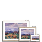 Innes, J.D. Canigou in Snow - Print wedi’i Fframio