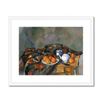 Cezanne, Paul. Still life with teapot. Print wedi’i Fframio