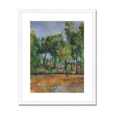 Provençal Landscape, Paul Cezanne Print wedi’i Fframio